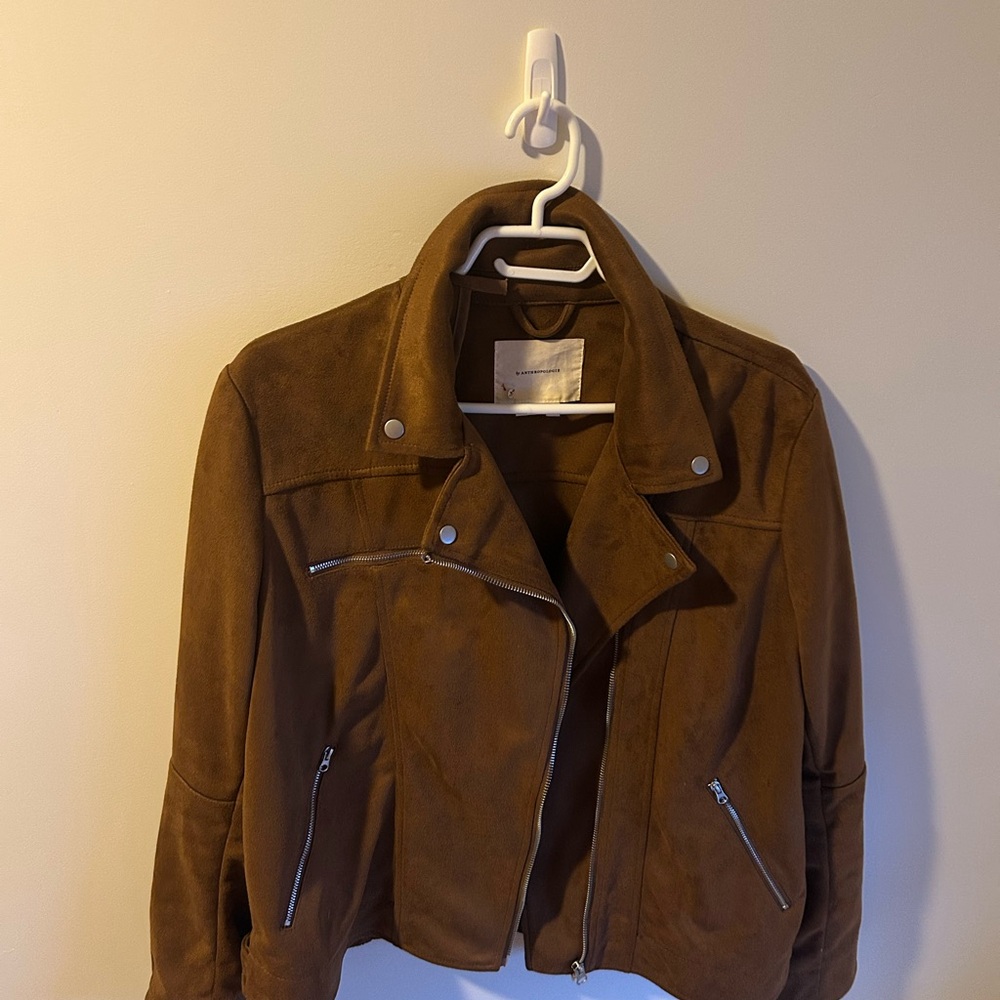 Anthropologie Faux Suede Jacket for Women